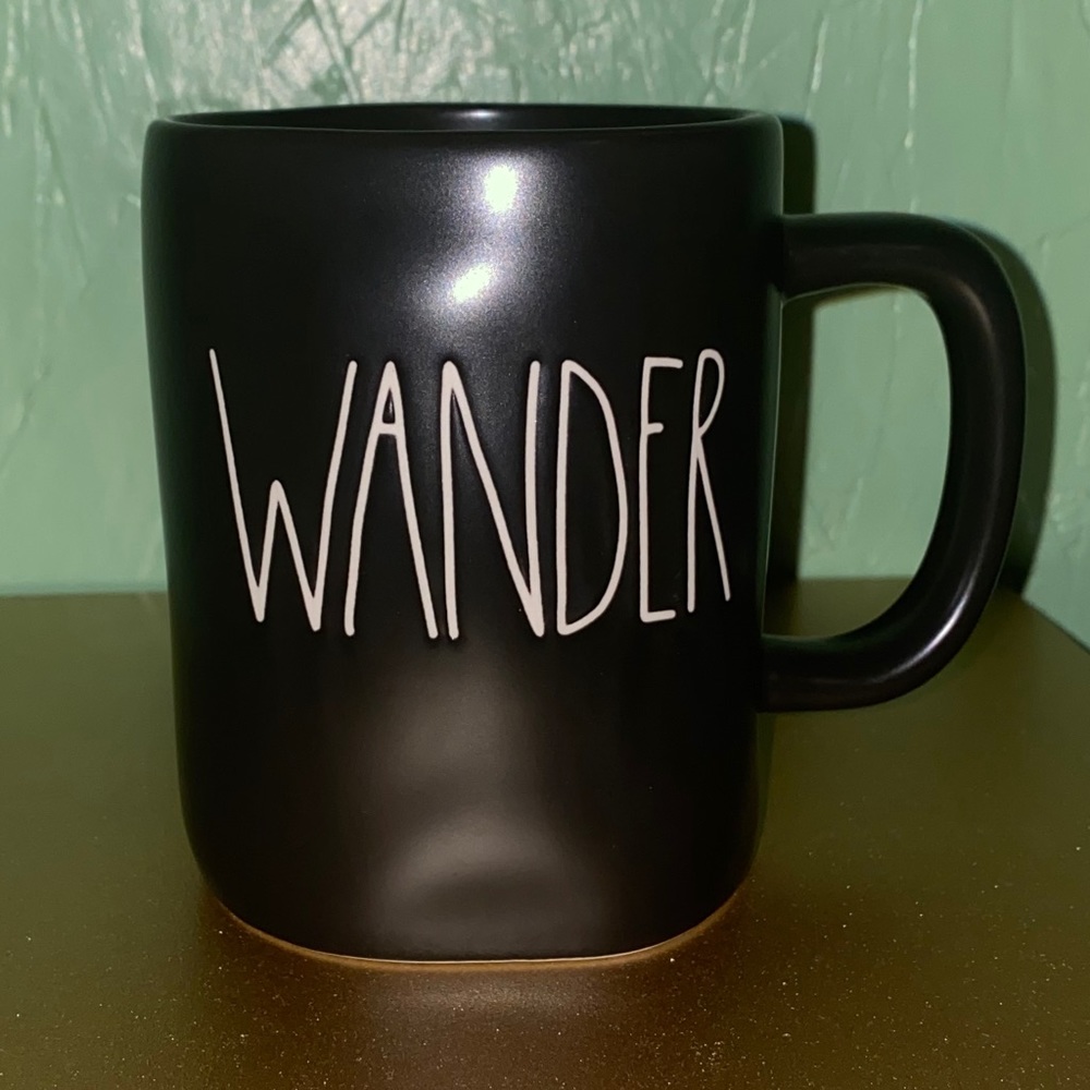 Rae Dunn Black Wander Mug